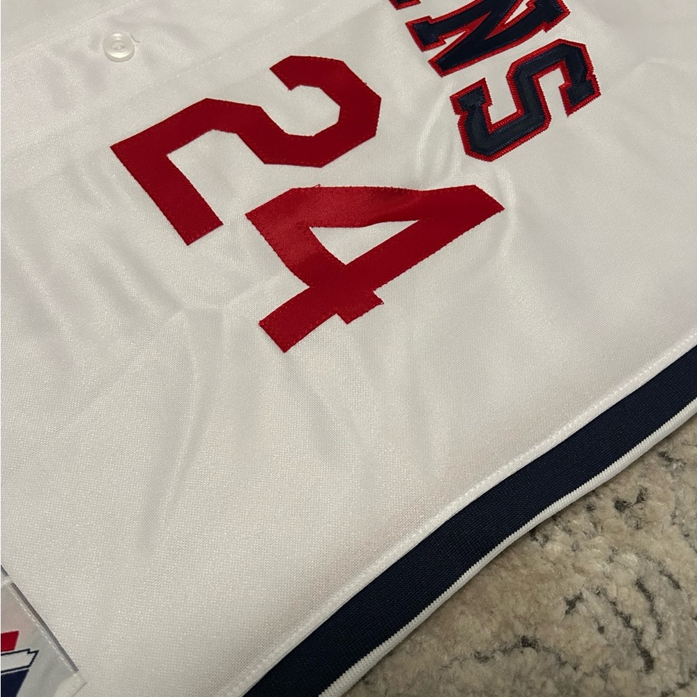 Majestic Authentic Cleveland Indians Manny Ramirez Throwback Jersey Men’s Sz: XL - Picture 6 of 8